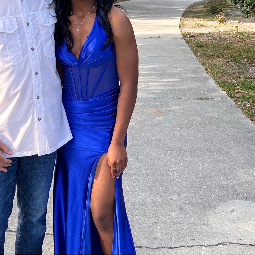 ROYAL BLUE PROM DRESS